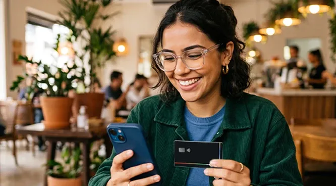 pessoa segurando o celular na mão