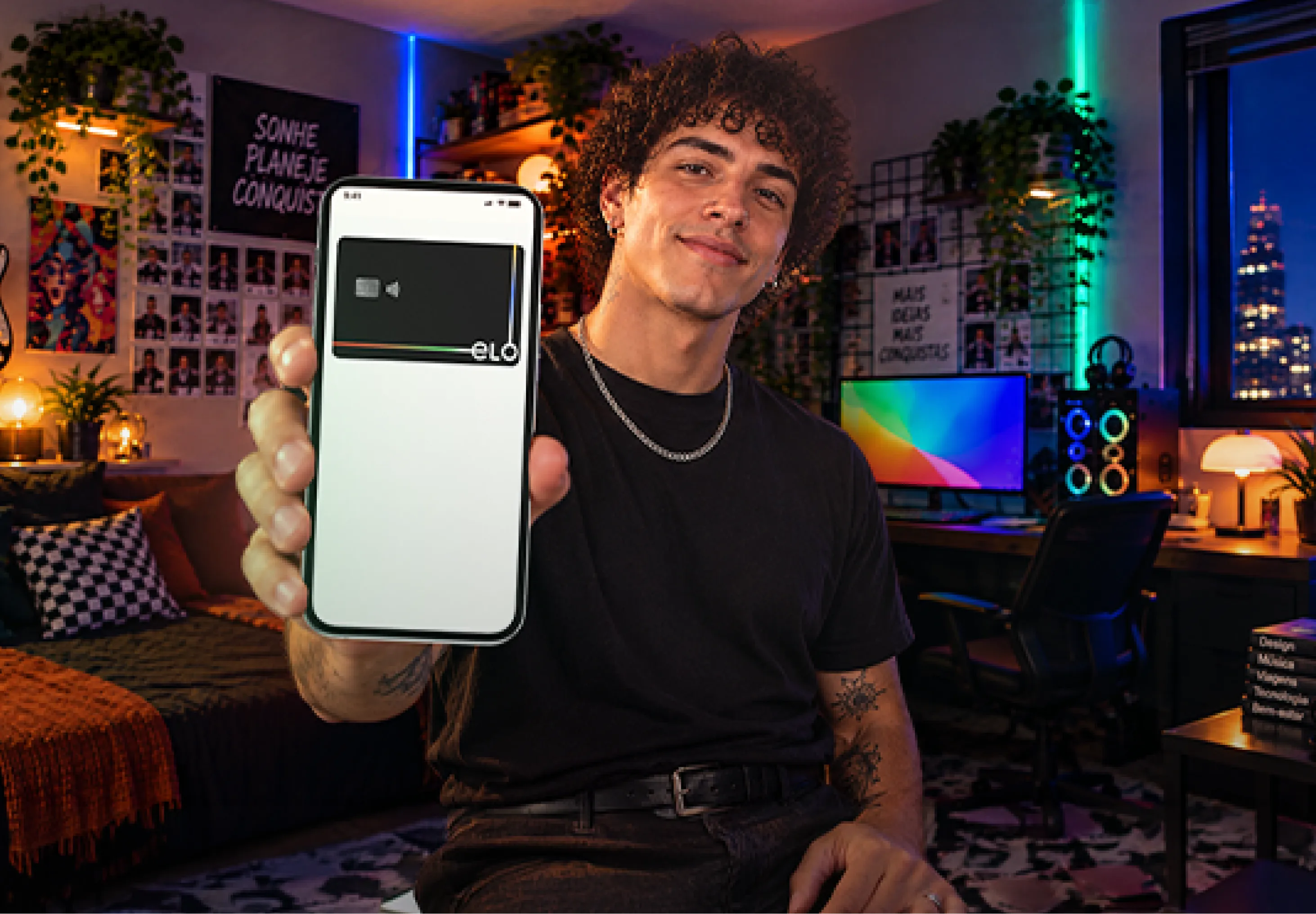 menino com celular