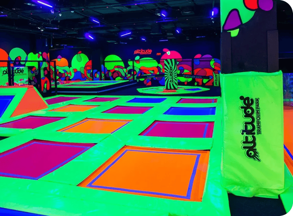 imagem trampolins do altitude park