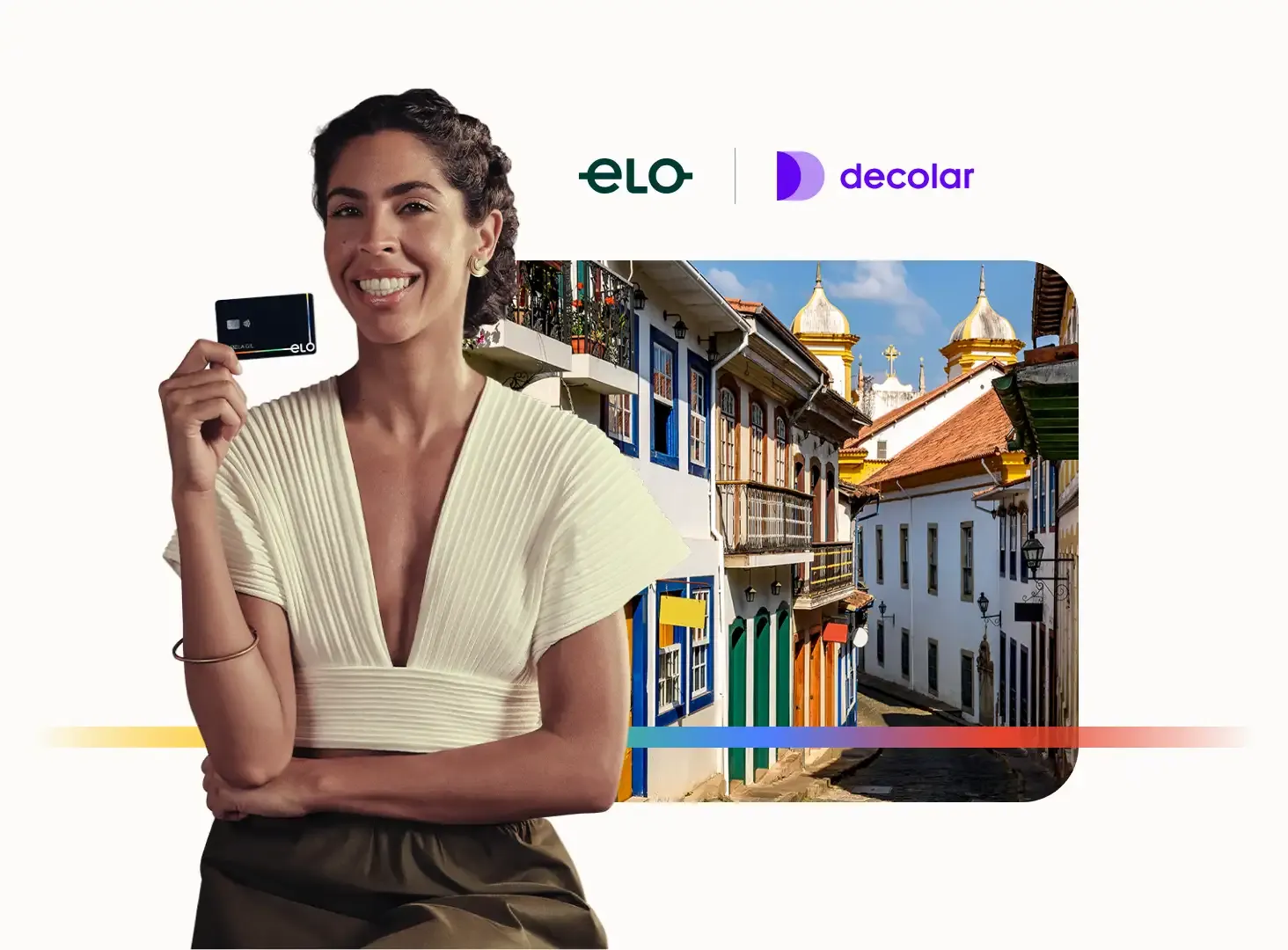 Banner decolar com a promoção destinos extraordinarios