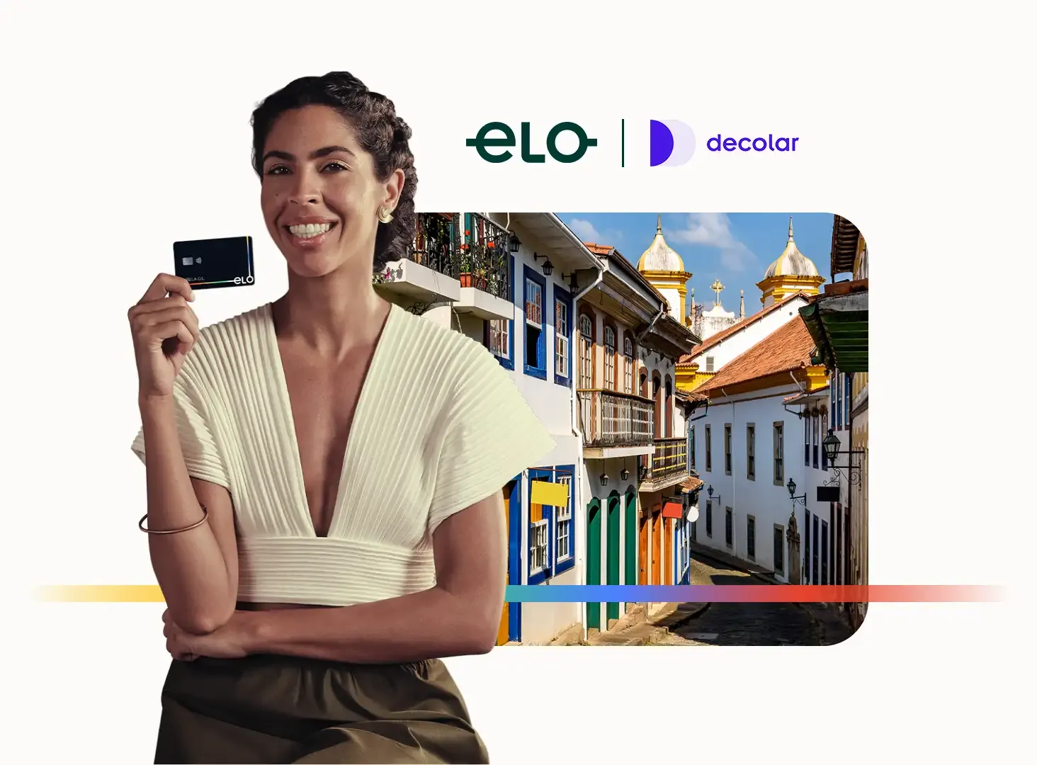 Banner decolar com a promoção destinos extraordinarios