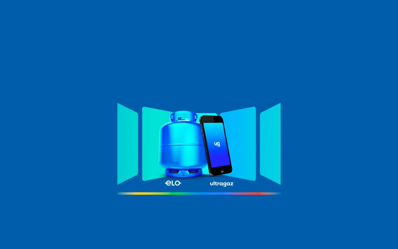 imagem azul ultragaz